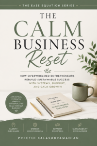 The Calm Business Reset: How Overwhelmed Entrepreneurs Rebuild Sustainable Success with Systems, Support, and Calm Growth